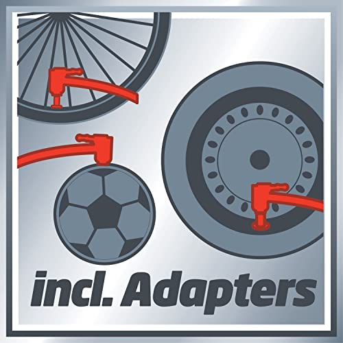 Einhell Print 18 Bar CC AC 12 V Compressor for Car DC 12 V Red - Image 4