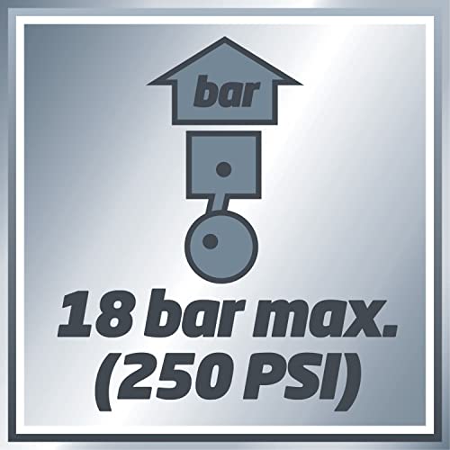 Einhell Print 18 Bar CC AC 12 V Compressor for Car DC 12 V Red - Image 5