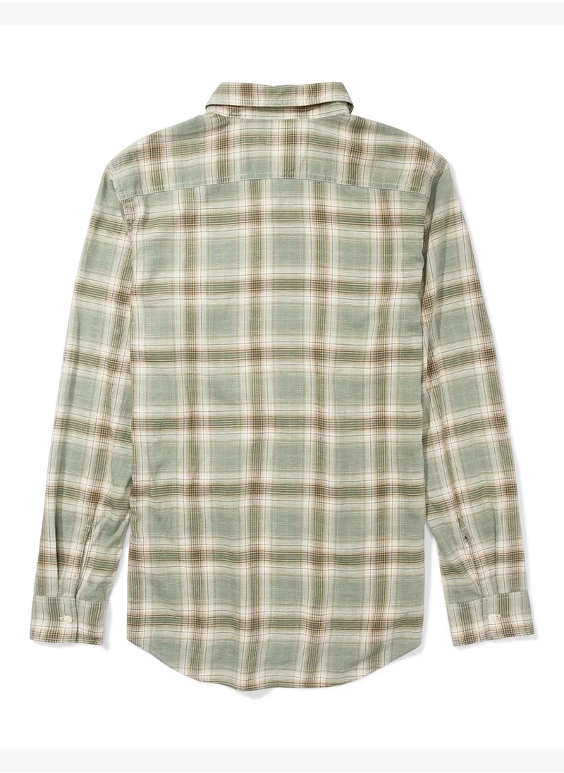 American Eagle Checked Slim Fit Shirt