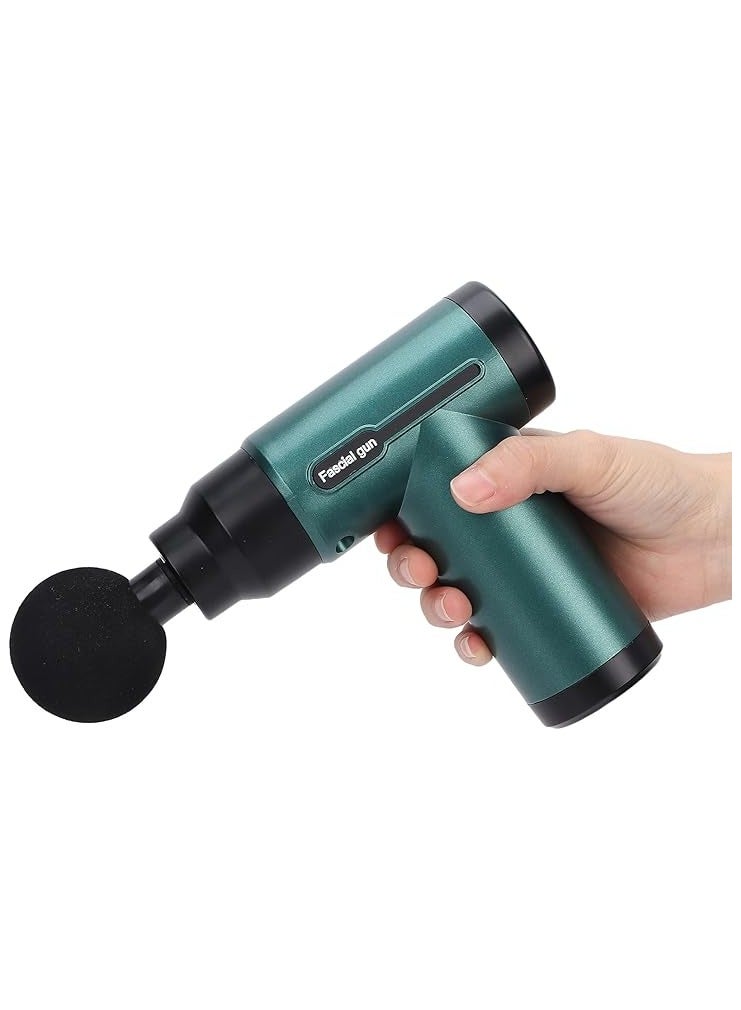 مسدس تدليك العضلات الكهربائي العميق من FILFEEL، جهاز تدليك يدوي لتخفيف آلام العضلات (زر أخضر) - Image 1