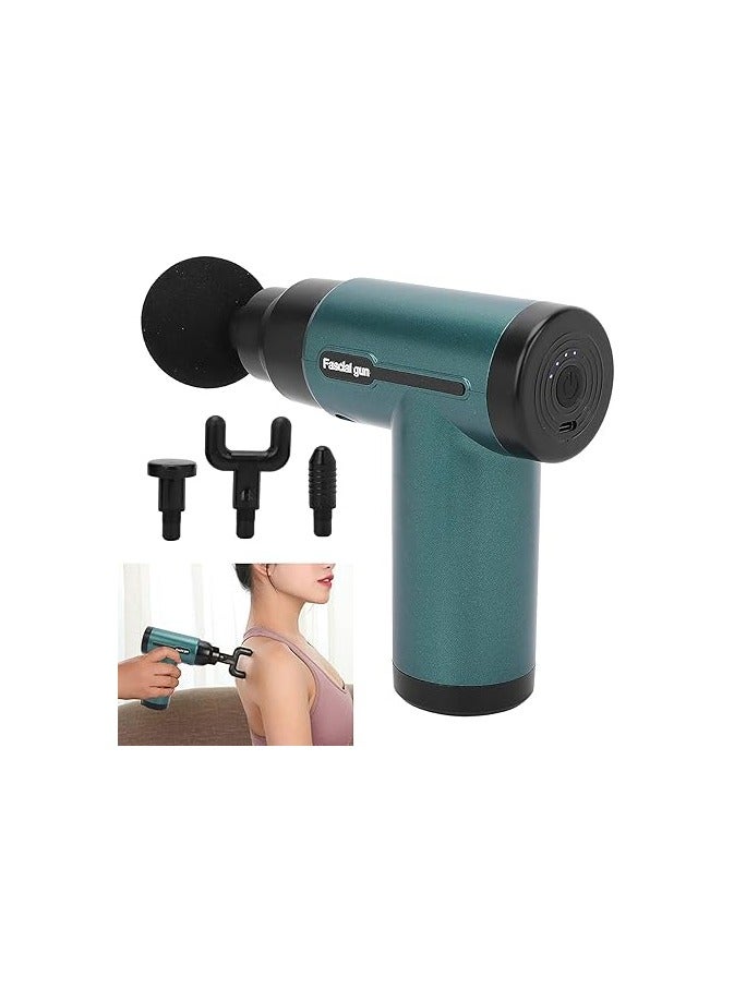 مسدس تدليك العضلات الكهربائي العميق من FILFEEL، جهاز تدليك يدوي لتخفيف آلام العضلات (زر أخضر) - Image 3
