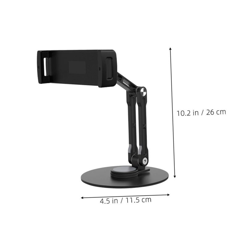 Aluminum Alloy Foldable Tablet Stand Adjustable Rotating Desktop Holder For Home Office - Image 3