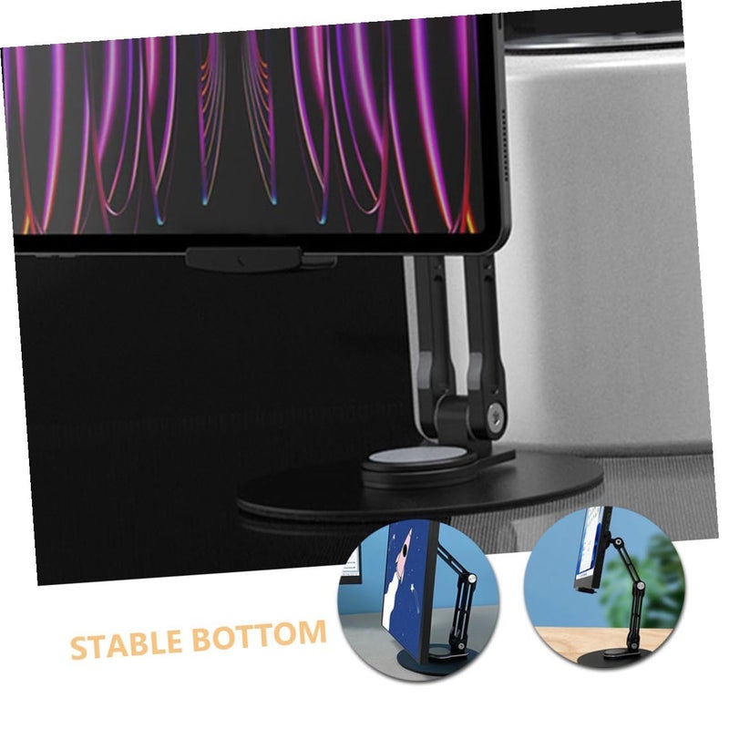 Aluminum Alloy Foldable Tablet Stand Adjustable Rotating Desktop Holder For Home Office - Image 5