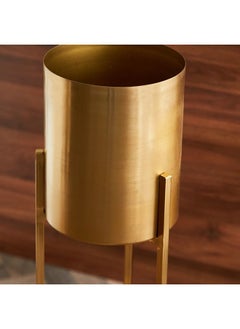 Home Box 4-Piece Ace Metal Planter Set With Stand 24x45x24 cm  - Image 3