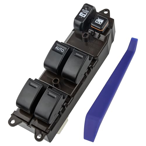 AiYiGu 84820AA070 Driver Side Power Window Switch, Compatible with 2002-2006 Toyota Camry, 2003-2008 Corolla/Matrix, 2004-2009 Sienna, 2005-2007 Tacoma, 2004-2006 Scion xA/xB, Replace 84820AA050, 14 Pins - Image 1