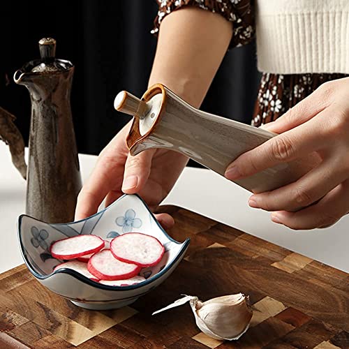 LINWIN Ceramic Olive Oil Dispenser Bottle, Suitable for Storage Of Oil, Vinegar, Soy Sauce, 120ml / 4oz - Beige - Image 2