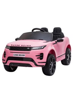 DORSA Range Rover Evoque Licensed Electric Car 12V Ride On Car With Remote Control For Kids - Pink  - Image 1