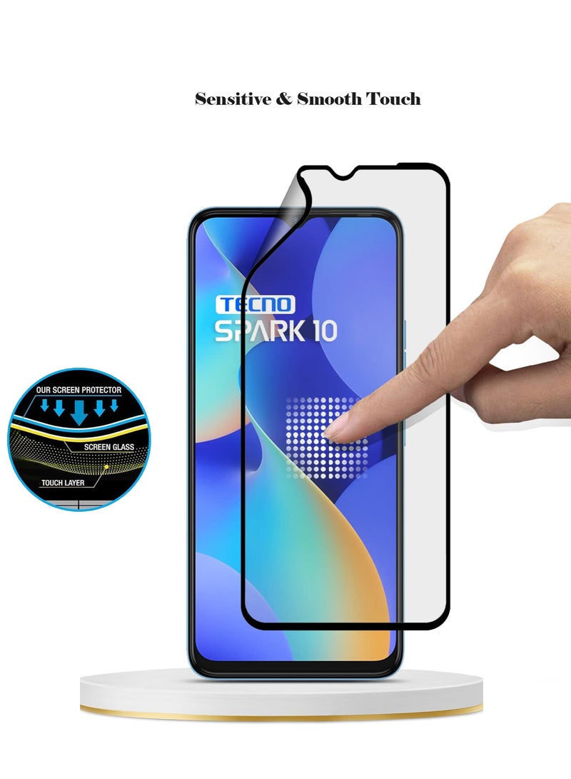 Techie 9D Matte Ceramic Screen Protector Film for Tecno Spark 10 – Smooth Feel Anti Fingerprint Bubble Free - Image 5