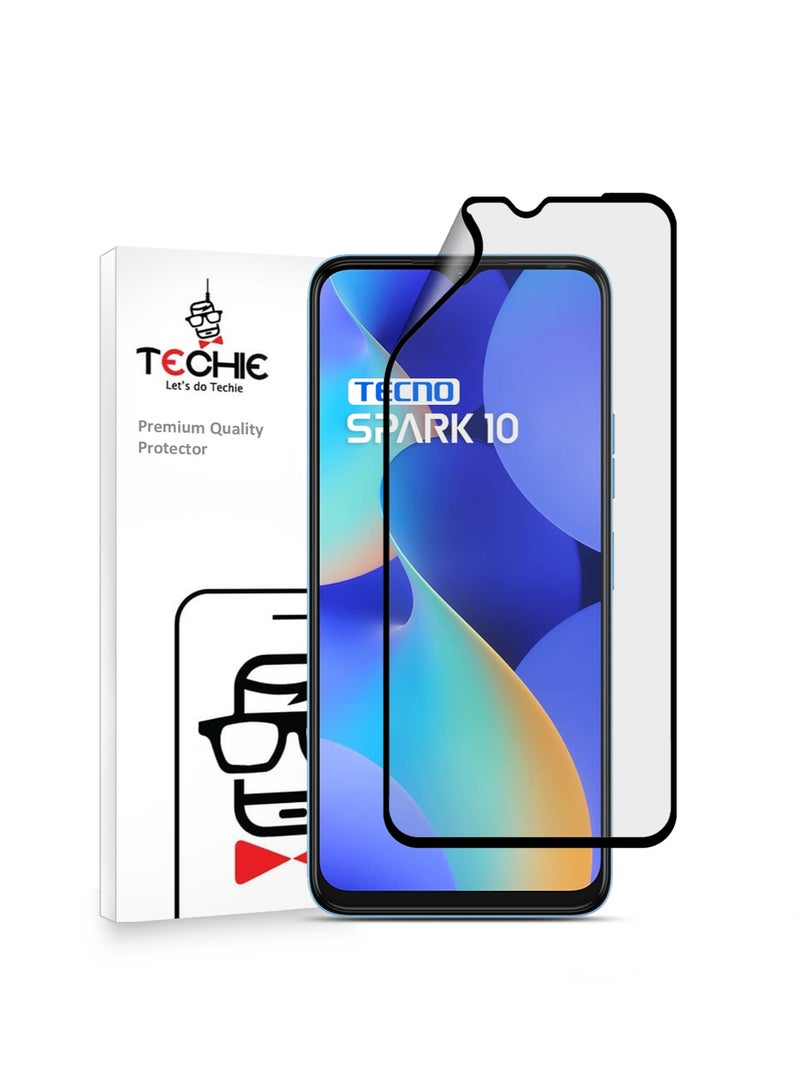 Techie 9D Matte Ceramic Screen Protector Film for Tecno Spark 10 – Smooth Feel Anti Fingerprint Bubble Free - Image 1