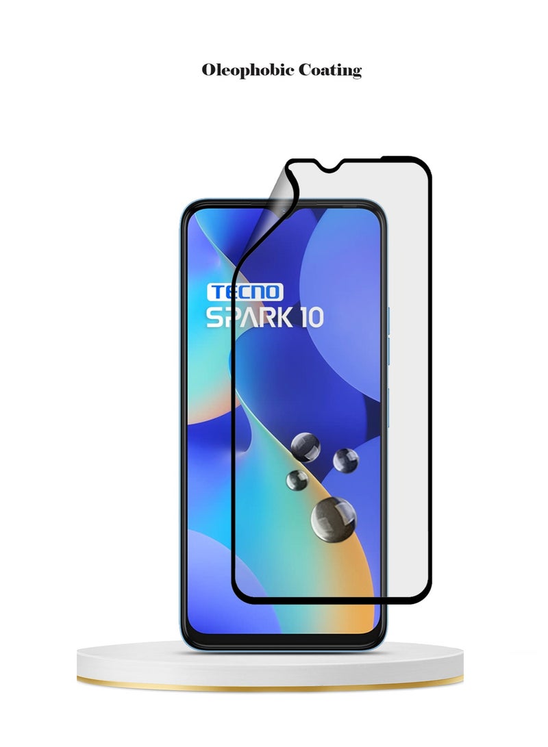 Techie 9D Matte Ceramic Screen Protector Film for Tecno Spark 10 – Smooth Feel Anti Fingerprint Bubble Free - Image 3
