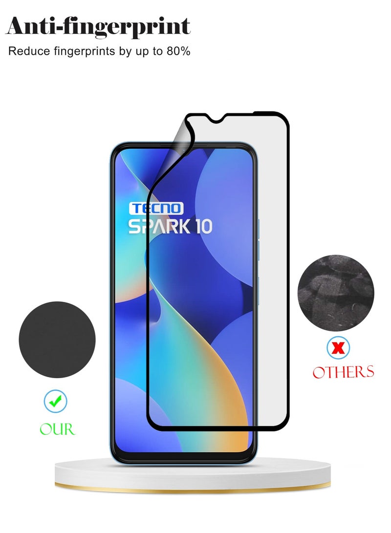 Techie 9D Matte Ceramic Screen Protector Film for Tecno Spark 10 – Smooth Feel Anti Fingerprint Bubble Free - Image 2