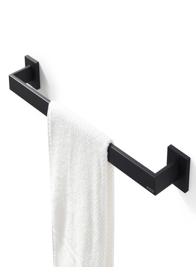 BUVELOT 5-Pieces Matte Black Bathroom Hardware Accessories Set, Bath Towel Bar Set, Towel Racks for Bathroom,Towel Holder Robe Hook Toilet Paper Holder Wall Mounted, 071350-MB - Image 2