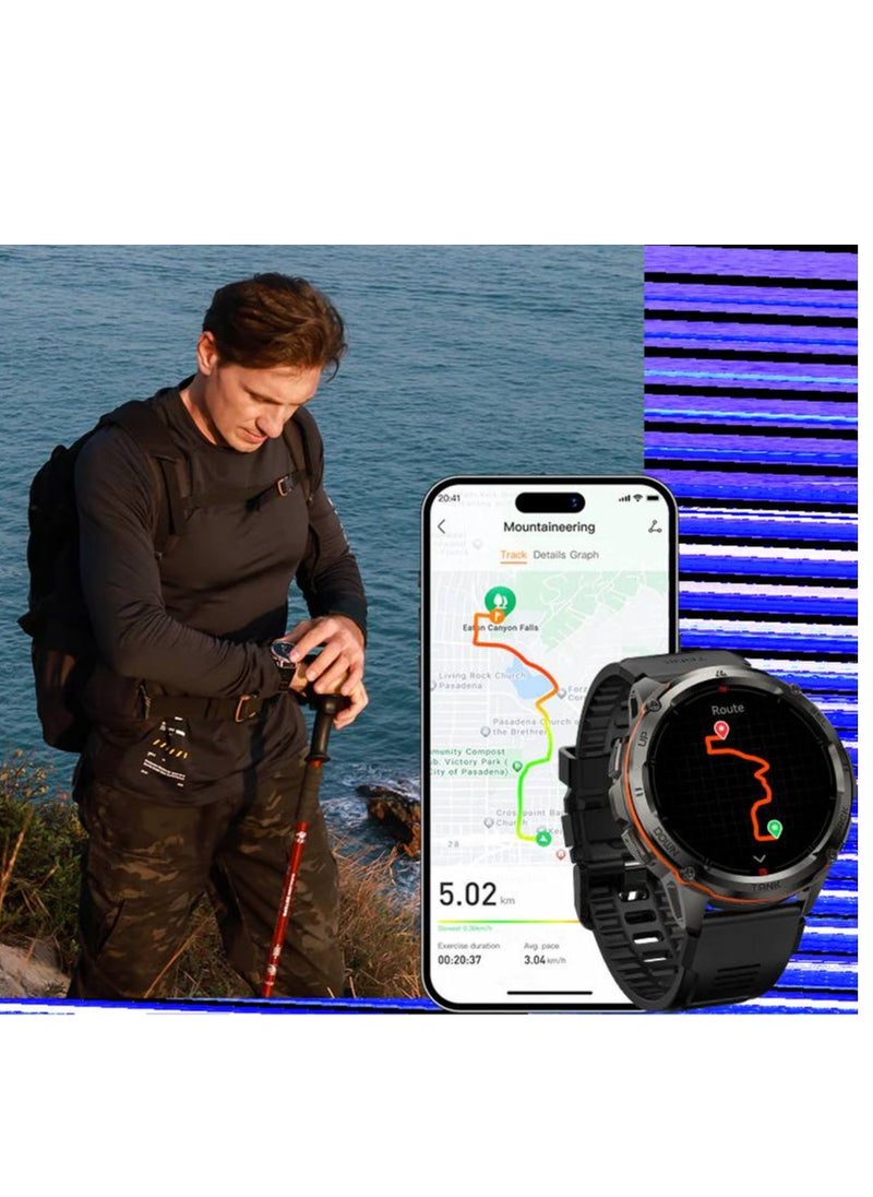 Generic - Kospet Tank T3 Ultra with GPS (Black), AMOLED rugged smartwatch - Image 1