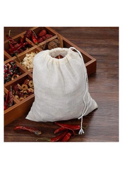 RATSAW Filter Bag Cheesecloth Bags Reusable 10 Pieces Cheese Cloths for Straining Cotton Muslin Bags Unbleached for Herbs Tea Coffee Cooking Brewing Straining 8 x 12 Inch  - Image 3