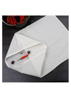 RATSAW Filter Bag Cheesecloth Bags Reusable 10 Pieces Cheese Cloths for Straining Cotton Muslin Bags Unbleached for Herbs Tea Coffee Cooking Brewing Straining 8 x 12 Inch  - Image 5
