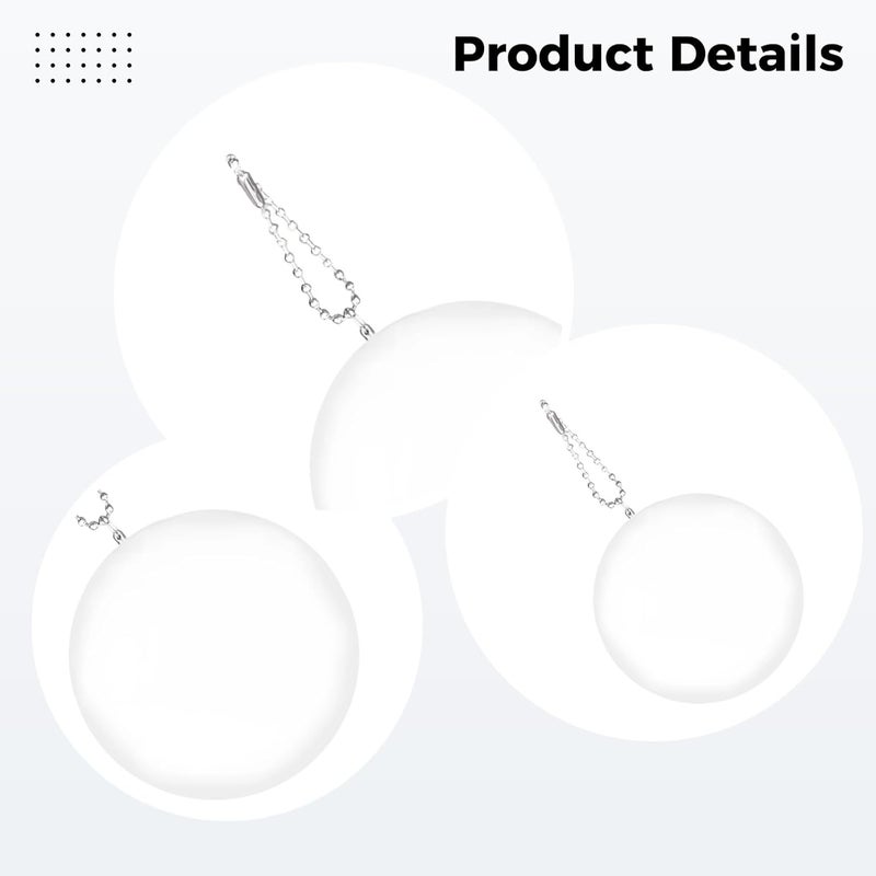 Led Purse Light with Chain, Portable Automatic Touch Sensor Activated Handbag Lamp, Round Mini Night Light, 2.6 in Diameter, Battery Powered for Women - Image 2