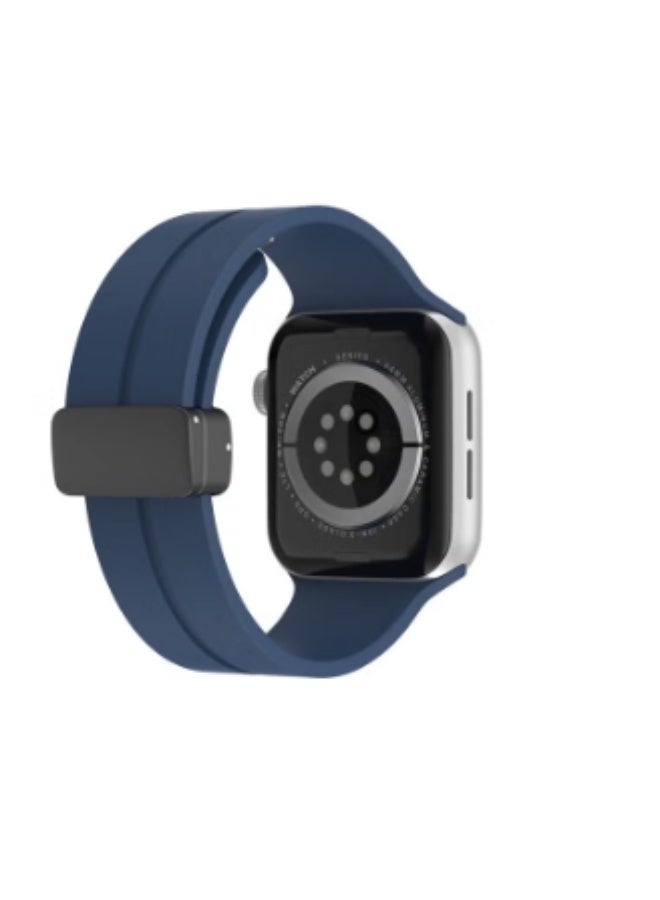 [Yellow Friday Exclusive] Soft Waterproof Silicone Sport Apple Watch Band with Magnetic Buckle Compatible for 42/44/45/49mm for S8/S9 and 46mm for S10 - Image 3