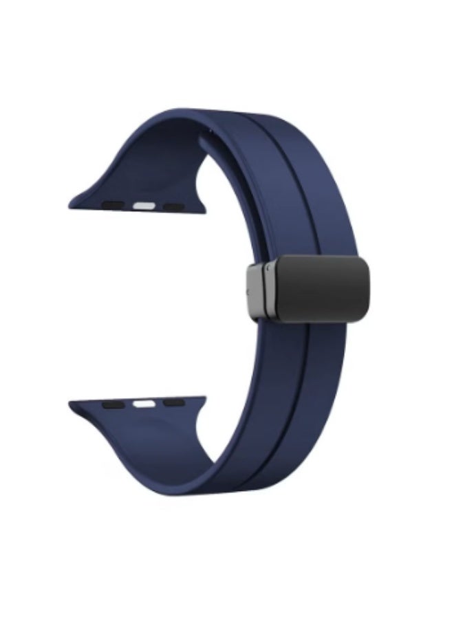 [Yellow Friday Exclusive] Soft Waterproof Silicone Sport Apple Watch Band with Magnetic Buckle Compatible for 42/44/45/49mm for S8/S9 and 46mm for S10 - Image 4