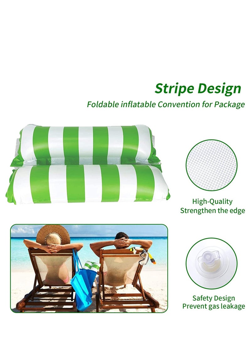KASTWAVE Inflatable Water Hammock, Water Hammock Pool Lounger, Floating Bed Lounge Chair Drifter Saddle, Swimming Pool Float Water Hammock Inflatable Lake Lounge Chair for Kids Adults 2-Pack - Image 5