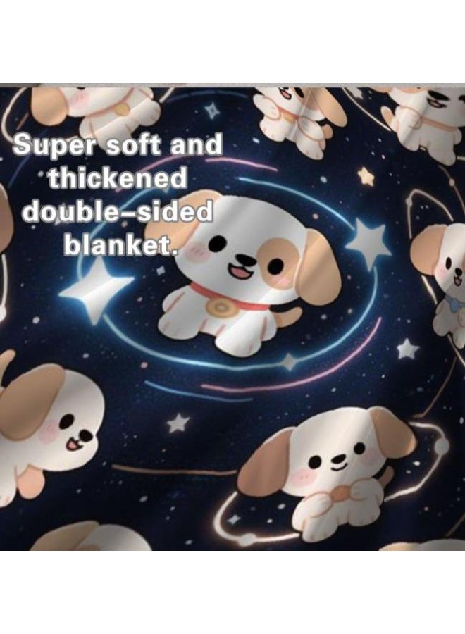 عام بطانية رقيقة من الفانيلا الكرتونية للأطفال والرضع (دافئة ومريحة، ومناسبة للنوم والألعاب) 70 سم * 100 سم - Image 4