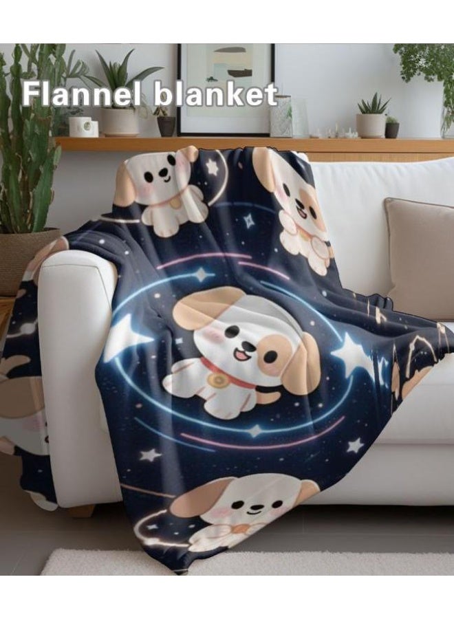 عام بطانية رقيقة من الفانيلا الكرتونية للأطفال والرضع (دافئة ومريحة، ومناسبة للنوم والألعاب) 70 سم * 100 سم - Image 5