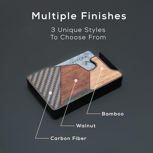 FANTOM X Card Fanning Wallet, RFID Aluminum Card Holder, Walnut, Slim Size Holds 5-10 Cards (Walnut, Slim 5-10) - Image 5