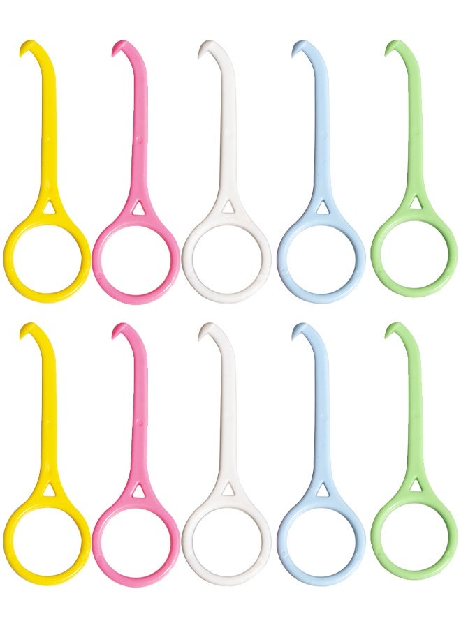 HS Aligner Removal Tool, 10PCS 5 Colors Retainer Remover Tool, Clear Aligner Removal Tool For Invisalign Removable Retainers, Denture Braces Retainer Removal Pull Tool Kit, Bracket Remover For Braces - Image 1