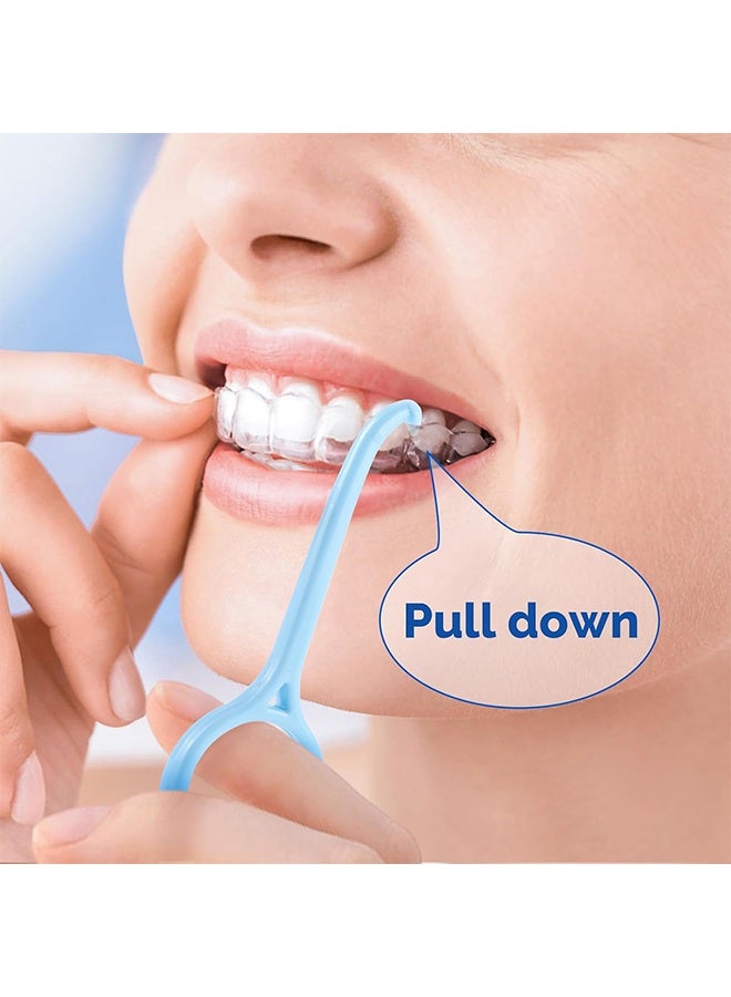 HS Aligner Removal Tool, 10PCS 5 Colors Retainer Remover Tool, Clear Aligner Removal Tool For Invisalign Removable Retainers, Denture Braces Retainer Removal Pull Tool Kit, Bracket Remover For Braces - Image 5