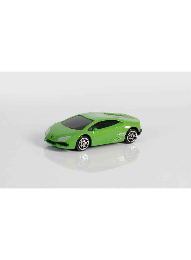 D-Power 1:64 Diecast Lamborghini Huracan LP610-4 – Licensed Collectible Model Car (Assorted Colors Green / Yellow, 1 Piece) | Metal Body, Free-Rolling Wheels - Image 3