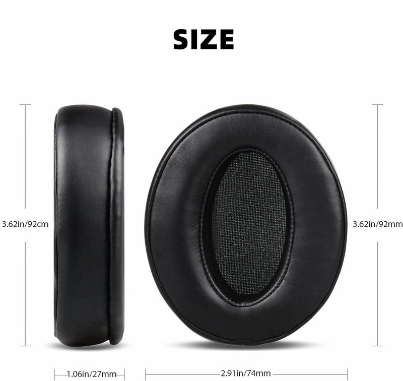 Xfopz Replacement Heaphone Ear Pads Cushions for Sennheiser HD4.50BT HD4.50BTNC HD4.40BT,Headset Earpads for Sennheiser with Durable Leather and Comfortable Sponge - Image 2