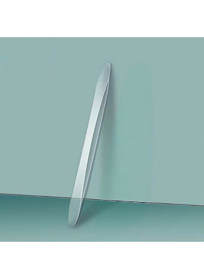 HALAMODO 4 Packs Anti-Collision Patch Car Bumper Guard Strip Anti-Scratch Bumper Protector Trim Universal Rear Bumper Protector Car Door Edge Guards Car Side Door Edge Guards Protector (White) - Image 2