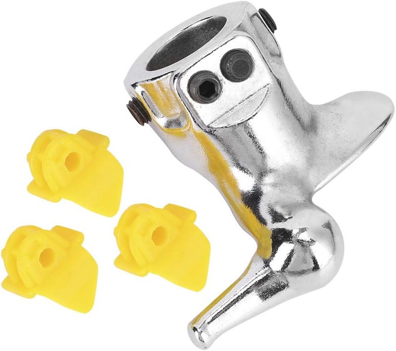 رأس مغير الإطارات الفولاذي مقاس 30 مم مع وسادات مطاطية لعجلات الدراجات النارية والسيارات لمنع الخدوش - Image 1