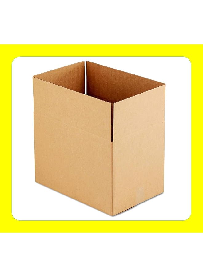erorex 5 Pack Carton Box Large Double Wall 100 Percent Recyclable Corrugated Cardboard Moving Boxes With 15 Kg Capacity 41 X 33 X 33 Cm Brown Carton For Packaging Shipping And Storage 5 Ply Brown - Image 4