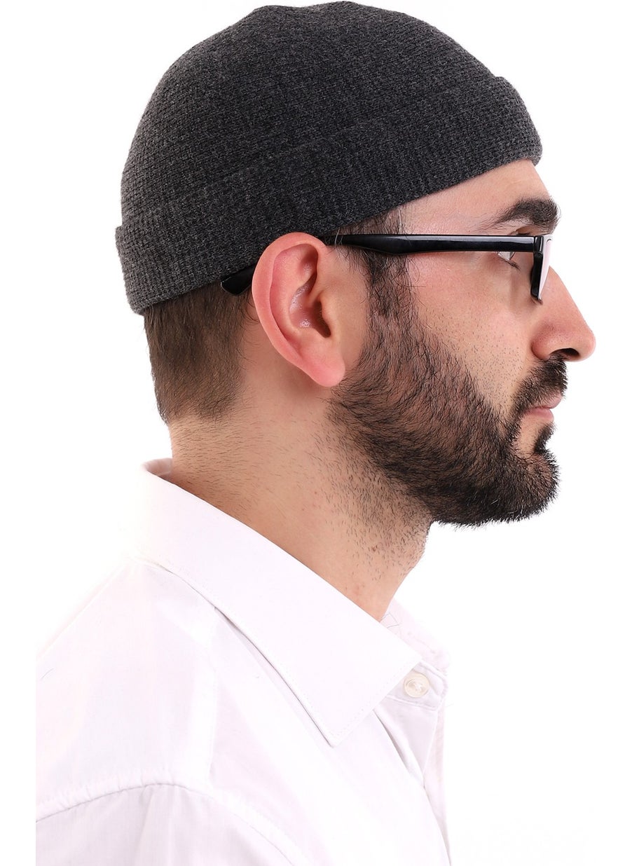 İhvan Online - Winter Velvet Skullcap - Light Black - Image 1