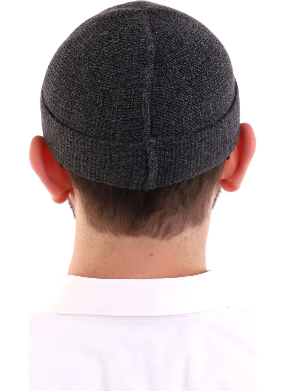 İhvan Online Winter Velvet Skullcap - Light Black