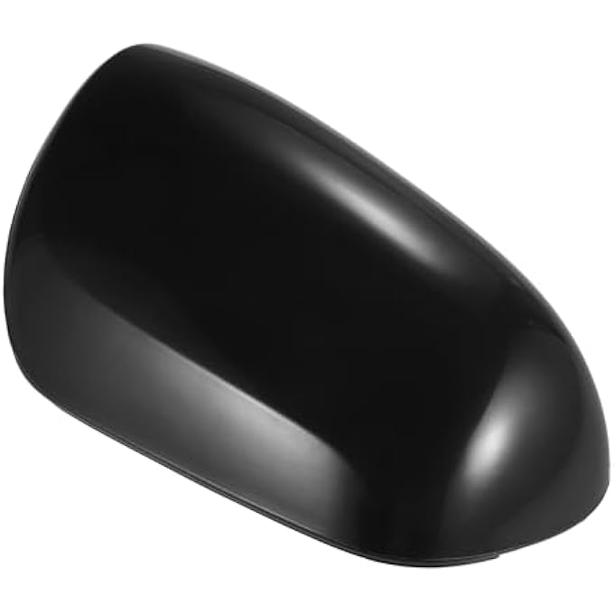 ريحني غطاء مرآة الجناح على الجانب الأيمن من باب السيارة الجانبي غطاء مرآة الرؤية الخلفية لتويوتا ياريس 20062011 الأسود اللامع - Image 5