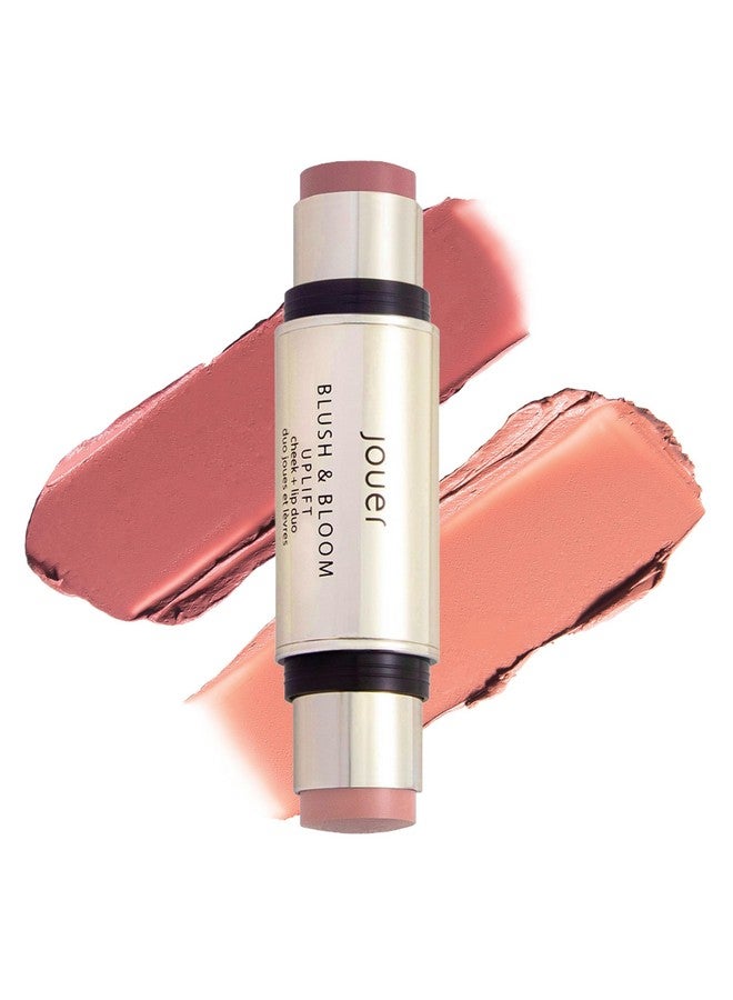 Jouer Blush & Bloom Cheek + Lip Duo Hydrating Cream Blush Stick For Cheek And Lip Tint Moisturizing Rose Hip And Squalane Oil Formula, Uplift - Image 2