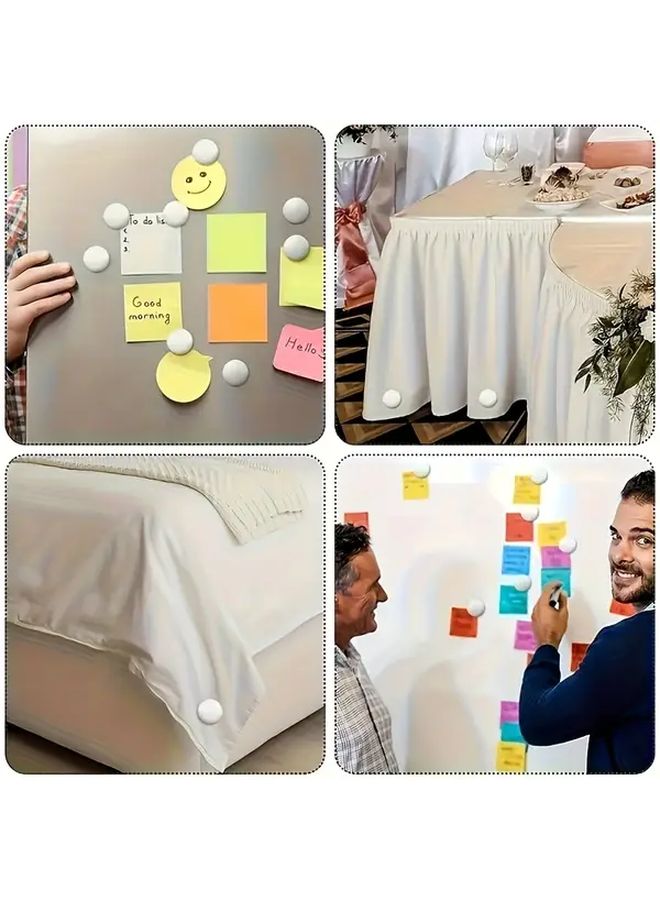 5 Pcs Heavy Duty Magnetic Shower Curtain Weights Windproof Clips For Indoor Outdoor Use No Power Needed Plastic And Metal For Curtains Tablecloths Flags Bathroom Home Decor Accessories Sturdy Construction High Quality Magnets Sleek Minimalist Design Apartment Living - Image 4