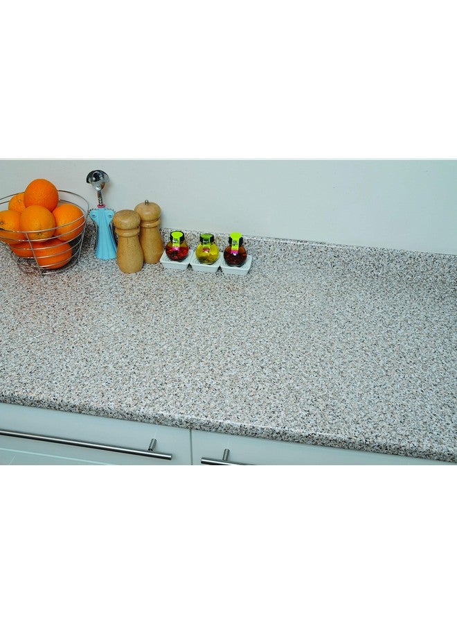 d-c-fix 346-0181-2PKA Decorative Self Adhesive Film, Brown Granite, 17" x 78" Roll, 2-Pack with Applicator - Image 4