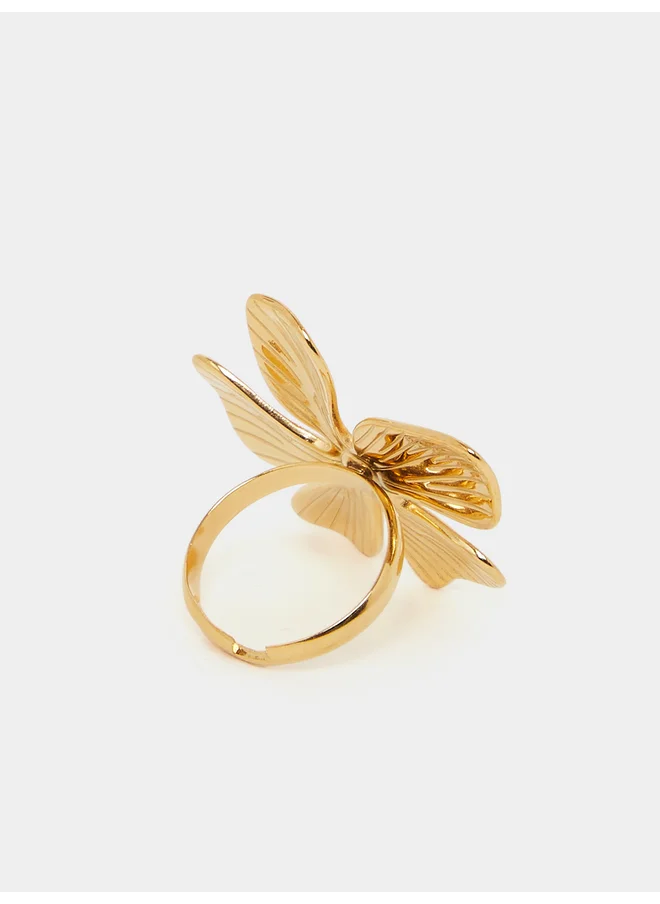 Styli Styli Oversized Flower Accent Ring
