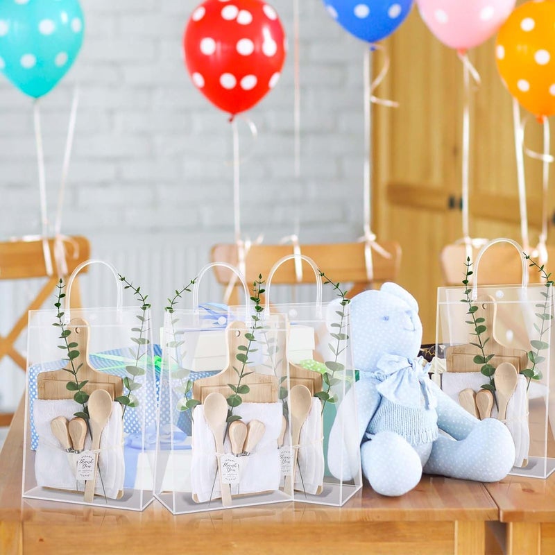 Draupnir 33PCS Baby Shower Game Prizes 4 Set Winners Guest Gifts Bamboo Cheese Board Set Butter Spreaders Fork Spoon Towel Thank You Card and Gift Bags Bridal Shower Gift for the Wedding Bride - Image 5