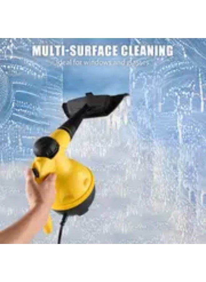 Leyallia - 1000W Portable Handheld Steam Cleaner High Pressure Multipurpose Steamer for Car Sofa Kitchen Bathroom Windows With 9 Attachments 220V European Plug Steam Cleaning Machine. - Image 1