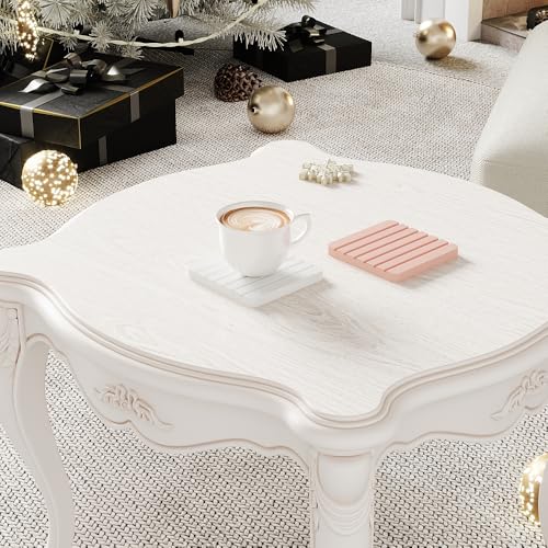Sweet Elegance Coasters Set of 2 Diatomite Coaster Cup Mats Absorbent Non-silp Durable Colorful Table Ornament Decorations for Home Festival (Pink and White) - Image 4