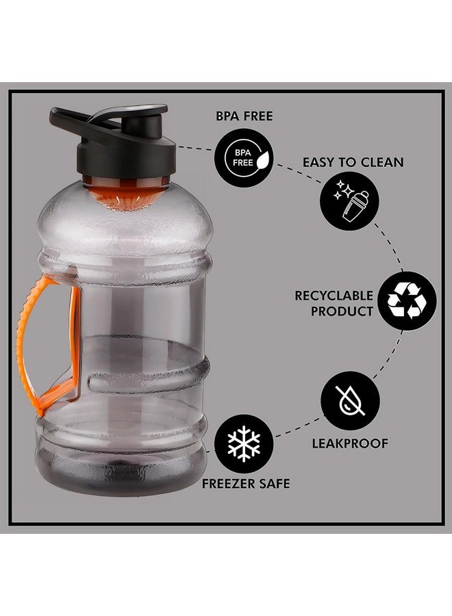 ACUDY ACUDY sports Water Bottle with Mixer Ball & Strainer | Unbreakable Gym Protein Shaker Bottle | Freezer Safe & Leak-Proof Hydration Gallon for Workout & Travel (1PCS)  - Image 4