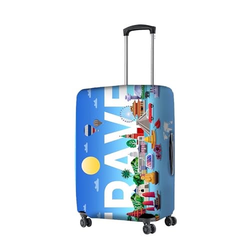 Nasher Miles Polyester 55 (20 Inch) Small Protective Luggage Cover - Traval - Image 1