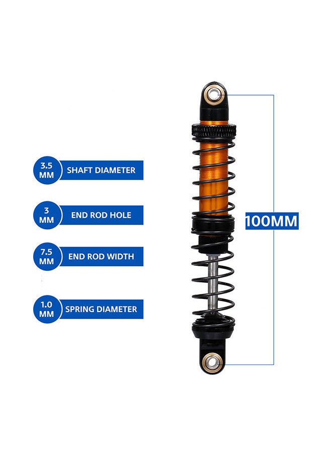 NIBEMINENT 4-Piece Adjustable Shock Absorber Damper Rc Car Set  - Image 3