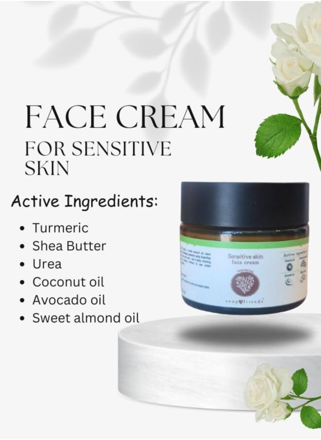 Soap&Friends Soap&Friends Gentle Soothing Natural Face Cream for Sensitive Skin - 50ml  - Image 5