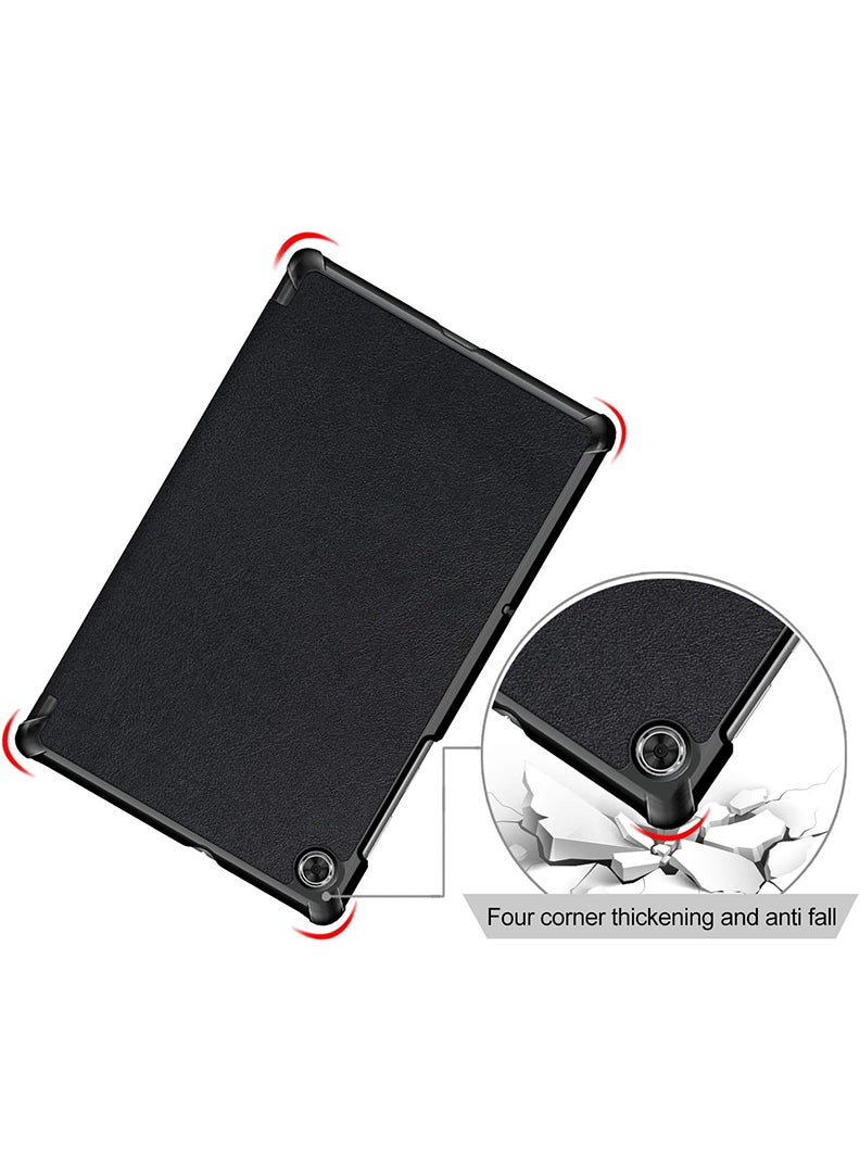 Theodor Protective Flip Case Cover For LENOVO TAB M10 HD GEN 2 10.1 Cute Girl having coffee - Image 2