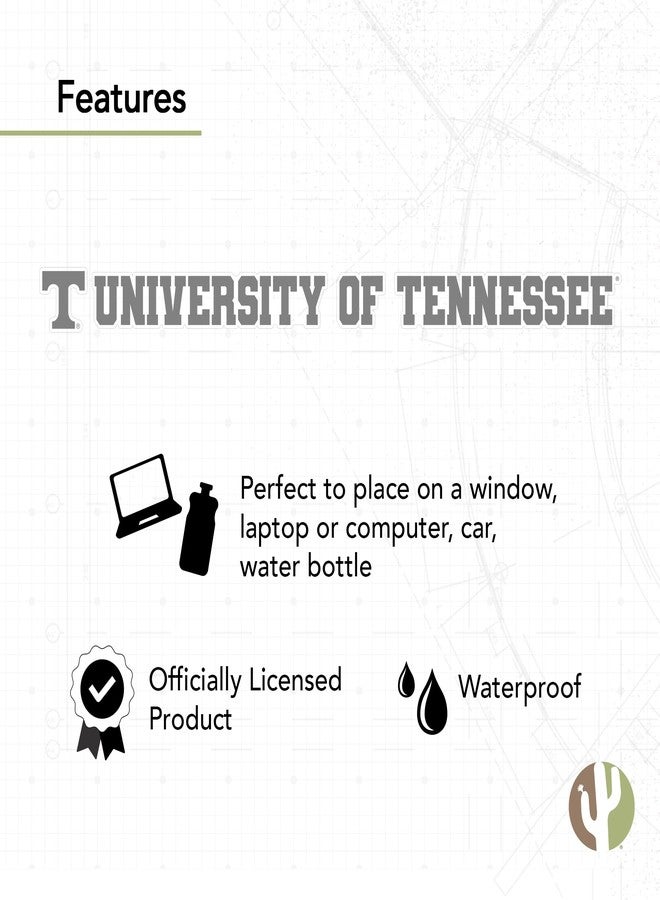 Desert Cactus University of Tennessee Sticker UT Vols Volunteers Name Logo Vinyl Decal Laptop Water Bottle Car Scrapbook (15 Inch Sticker) - Image 4
