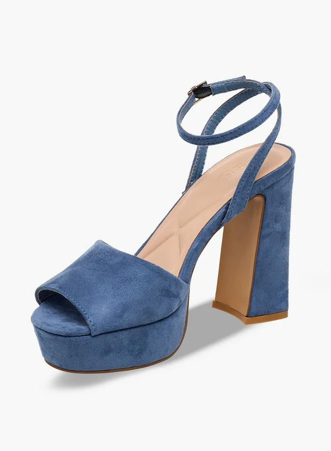 Celeste BLUE Women Platform Heel Sandals for Women | Best Price UAE